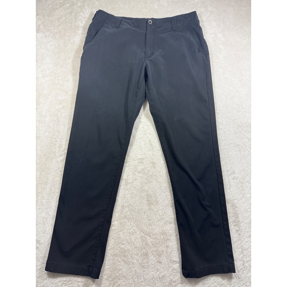 5.11 Tactical Mens Chino Straight Leg Black Pants 36x34‎ Meas: 36x31.5